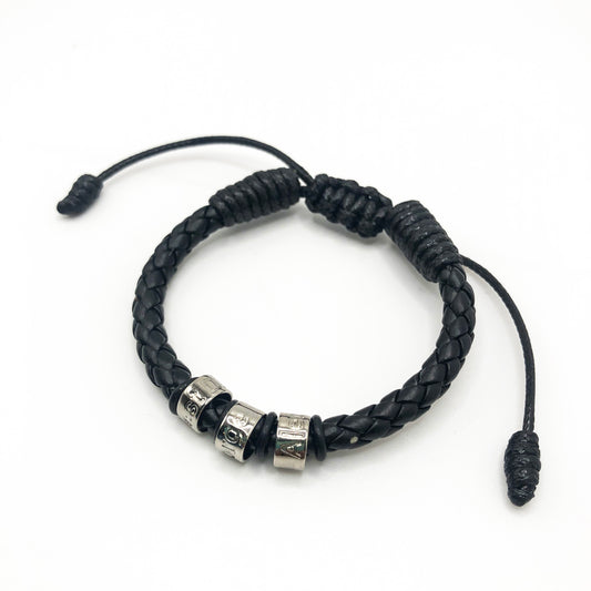 Pulsera trenzada ajustable