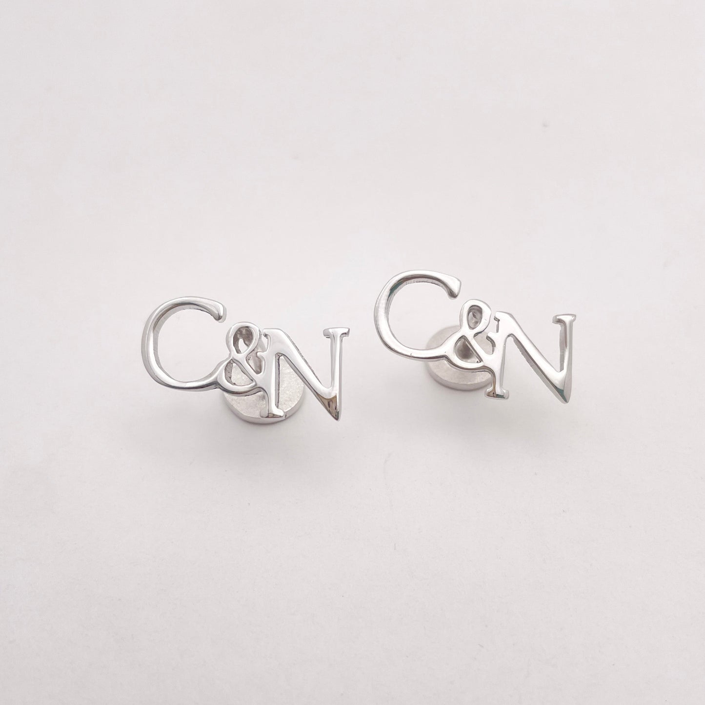 SET: Arras + lazo + mancuernillas personalizadas Baño en Oro / Rodio