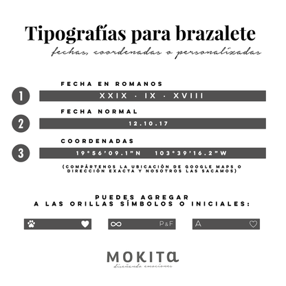 BRAZALETE DELGADO PERSONALIZADO